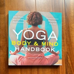 Yoga Body & Mind Handbook by Jasmine Tarkeshi - Blue and Pink Cover